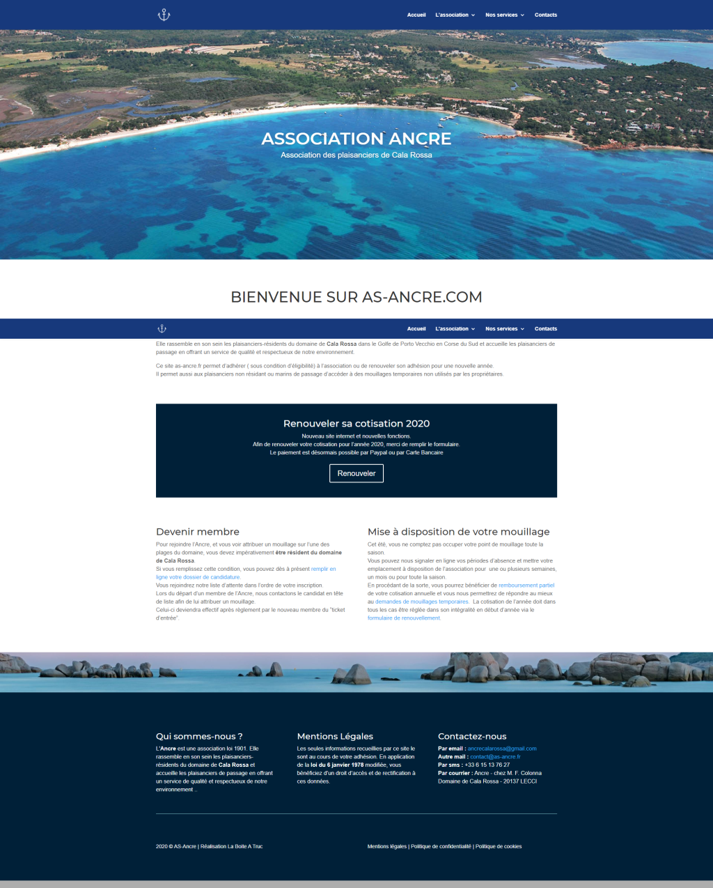 Nouveau site : l'association Ancre