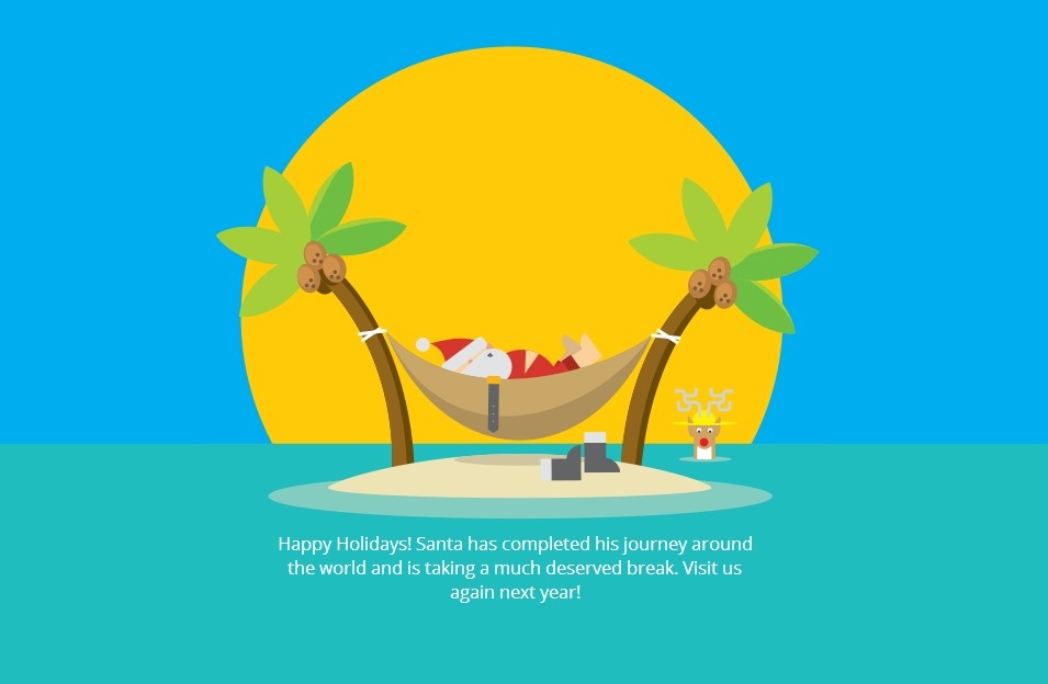 Le père noël en vacances Le père noël en vacances