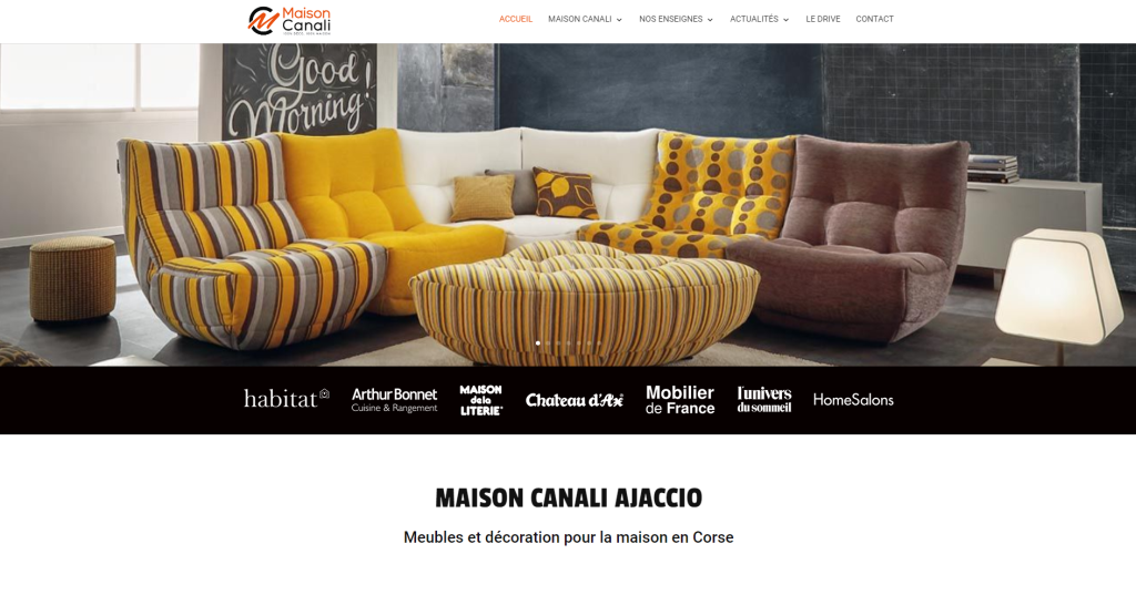 Nouveau site : Maison Canali