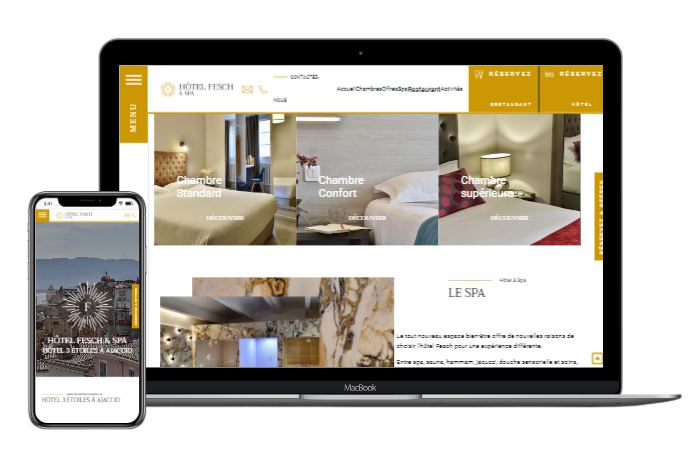 Nouveau projet : la refonte du site de l'hôtel Fesch