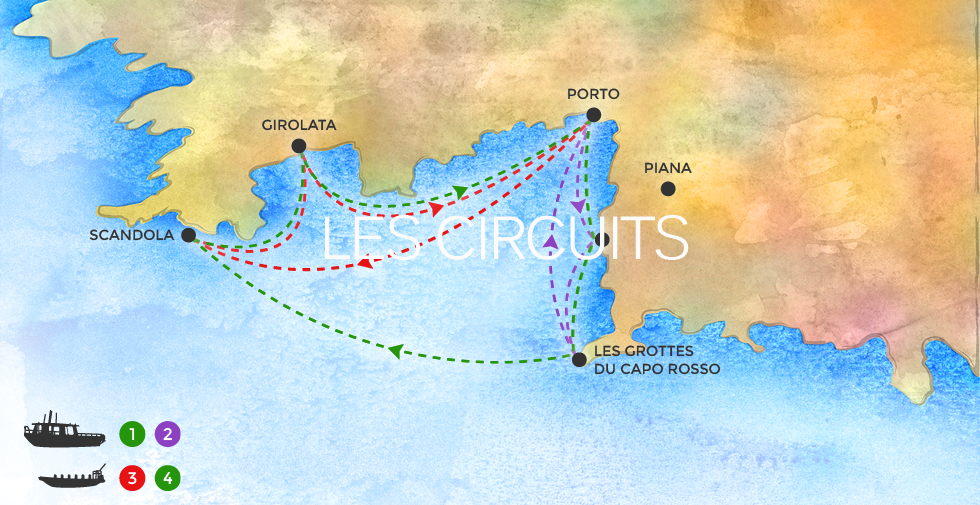 Les excursions Porto Linea