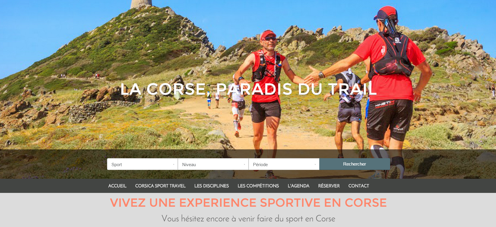 Nouveau site : Corsica Sport Travel