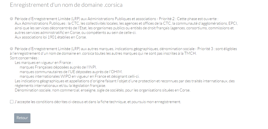 Dot Corsica, avoir son extension en .corsica !