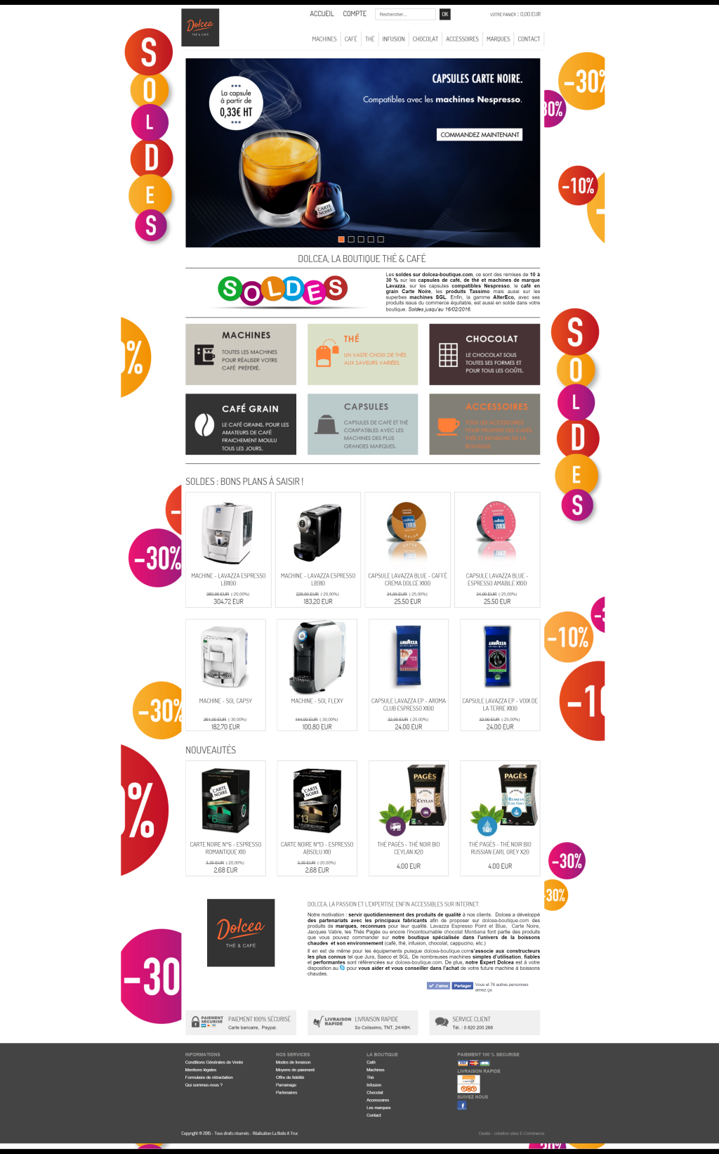 La boutique en ligne Dolcea La boutique en ligne Dolcea