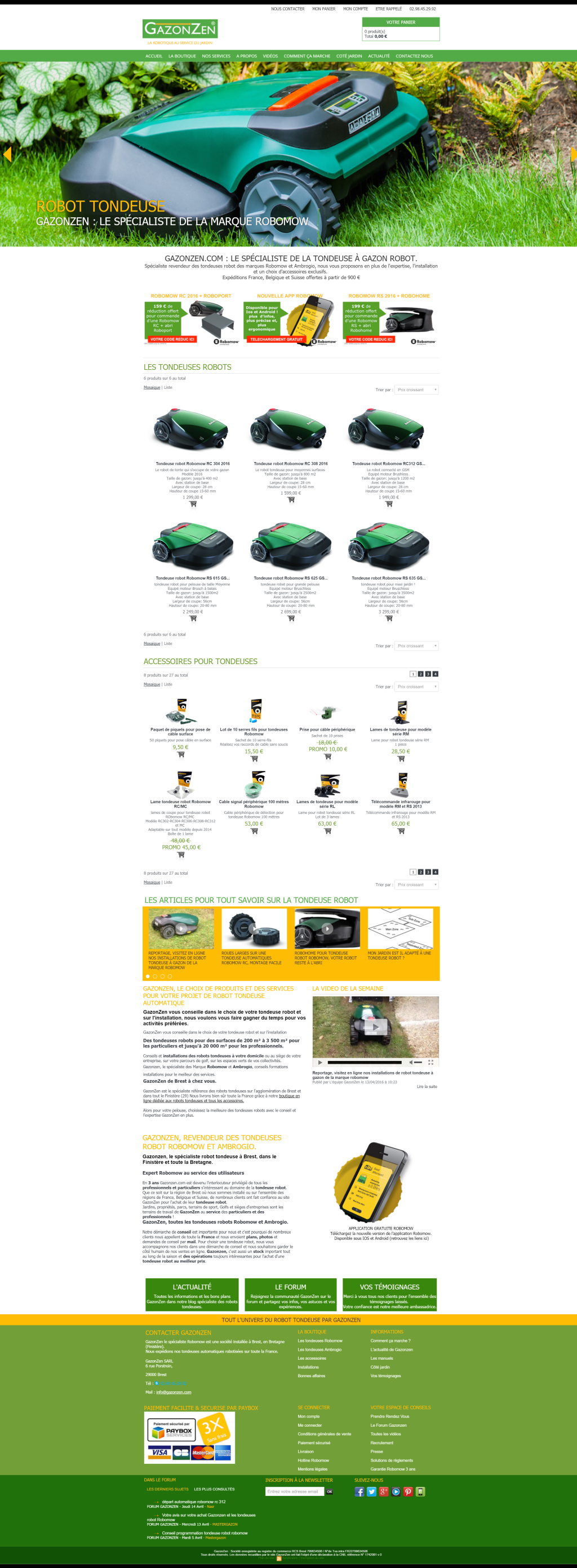 Gazonzen et les robots tondeuses Gazonzen et les robots tondeuses