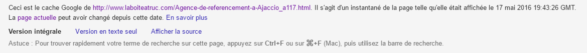 Google va très vite dis moi...
